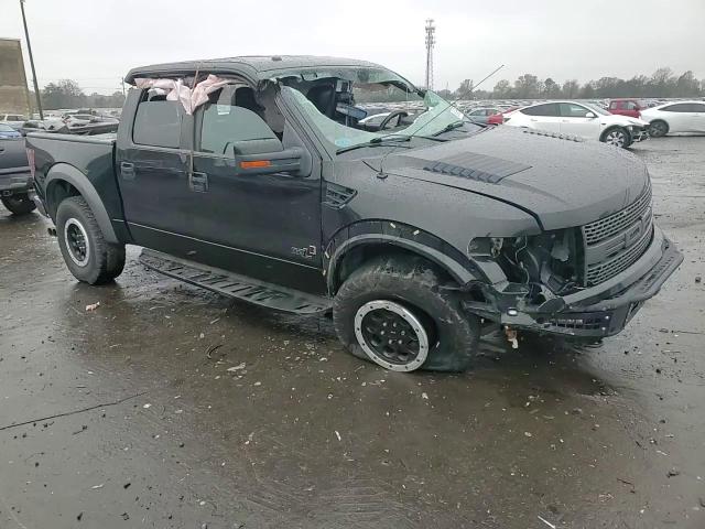 2013 Ford F-150 VIN 1FTFW1R64DFB79443 Copart auction photo, top/roof / front end damage thumbnail 10
