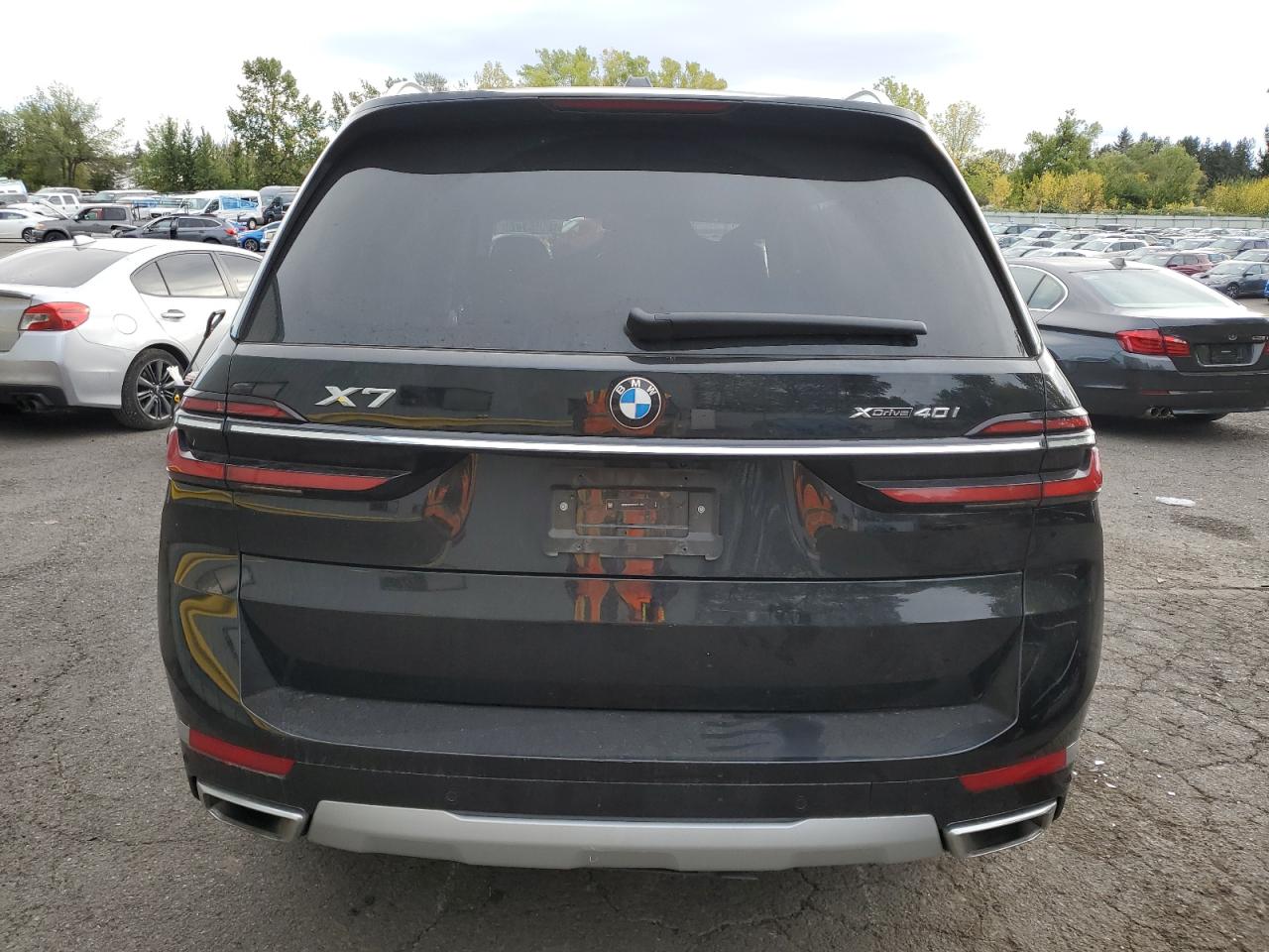 2024 BMW X7 VIN 5UX23EM08R9V31980 Copart auction photo, front end / mechanical damage thumbnail 6