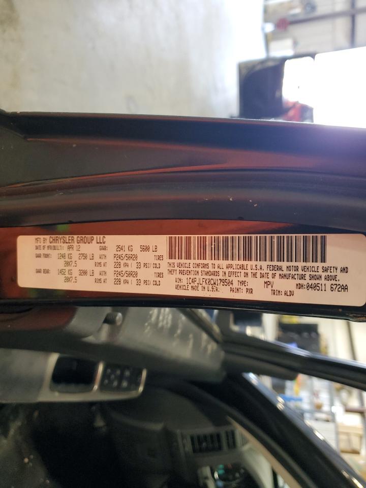 2012 Jeep Liberty (North America) VIN 1C4PJLFK0CW179504 Copart auction photo, front end damage thumbnail 15