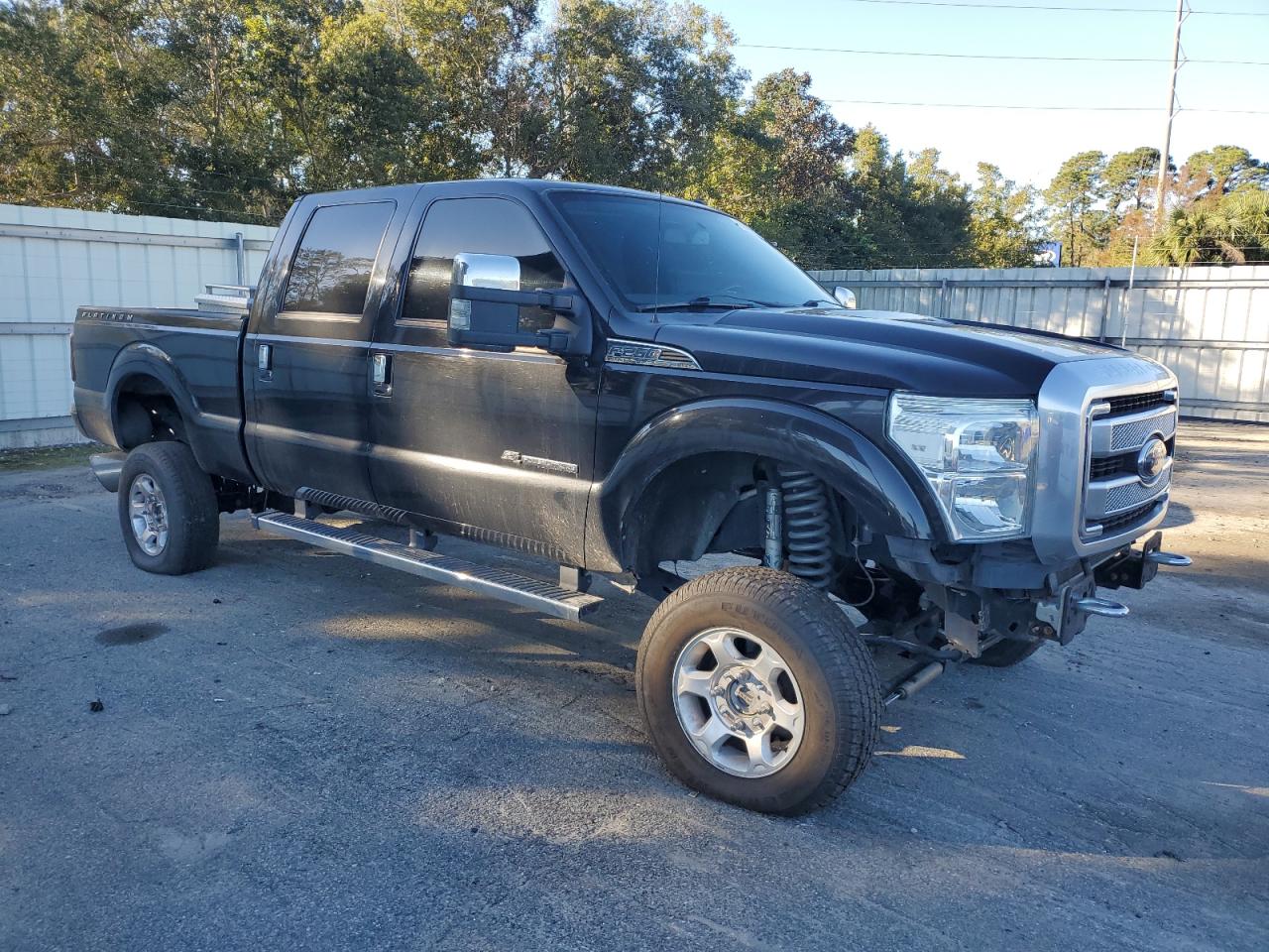 2015 Ford F250 VIN 1FT7W2BT5FED24721 Copart auction photo, side damage thumbnail 4
