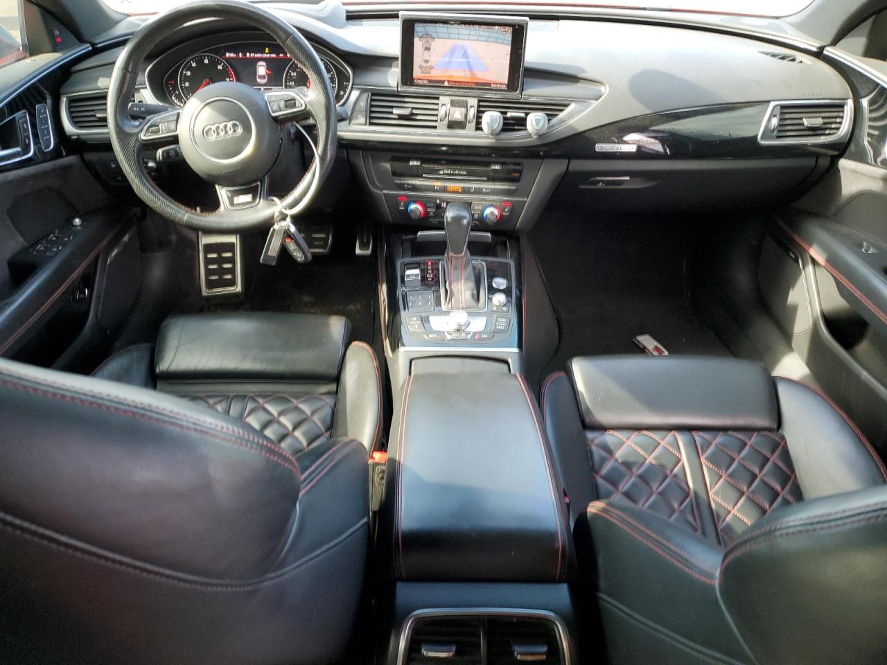 2017 Audi A7 VIN WAUW3AFC1HN004451 Copart auction photo, rear end / side damage thumbnail 8