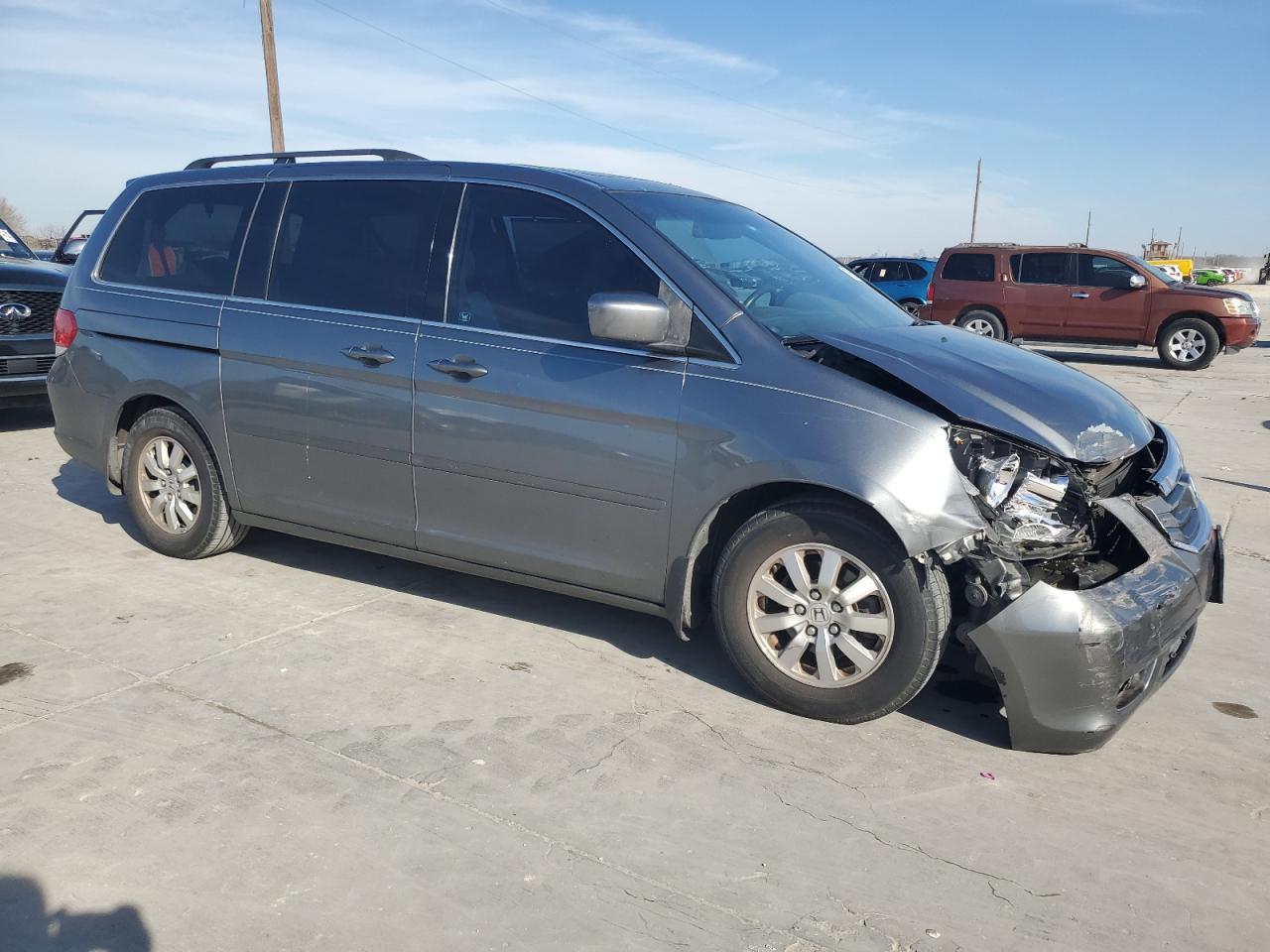 2009 Honda Odyssey VIN 5FNRL38779B021394 Copart auction photo, all over damage thumbnail 4