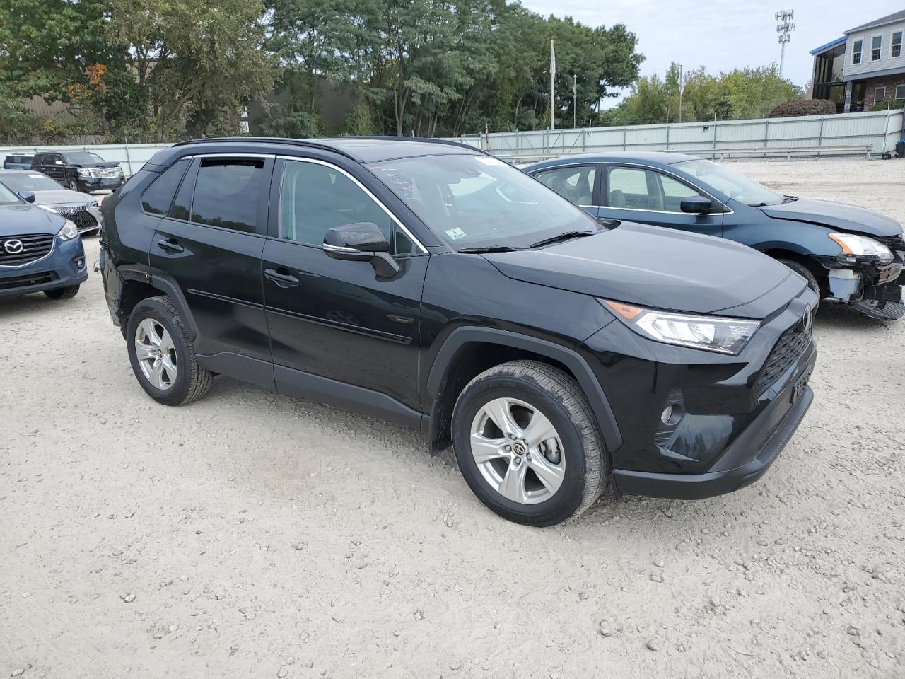 2021 Toyota RAV 4 VIN 2T3P1RFV3MW197296 Copart auction photo, rear end / side damage thumbnail 4