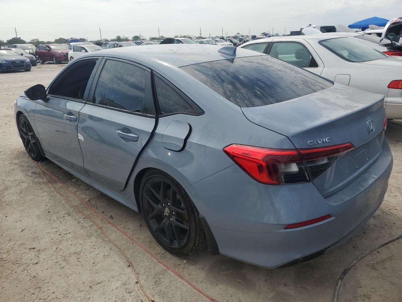 2024 Honda Civic VIN 2HGFE2F57RH545584 Copart auction photo, water/flood damage thumbnail 2