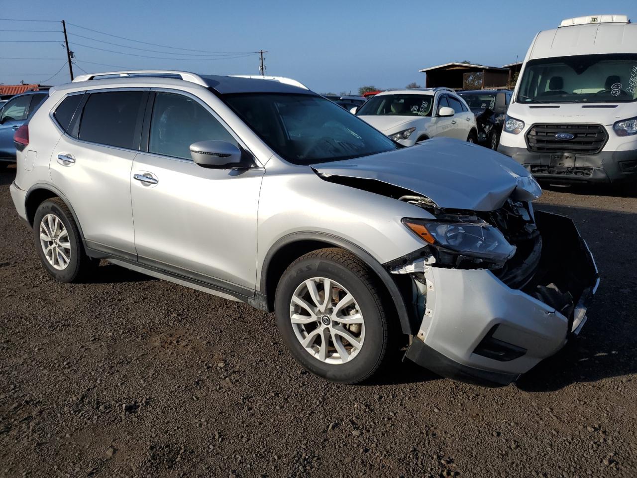 2018 Nissan Rogue VIN KNMAT2MT6JP534897 Copart auction photo, front end / rear end damage thumbnail 4