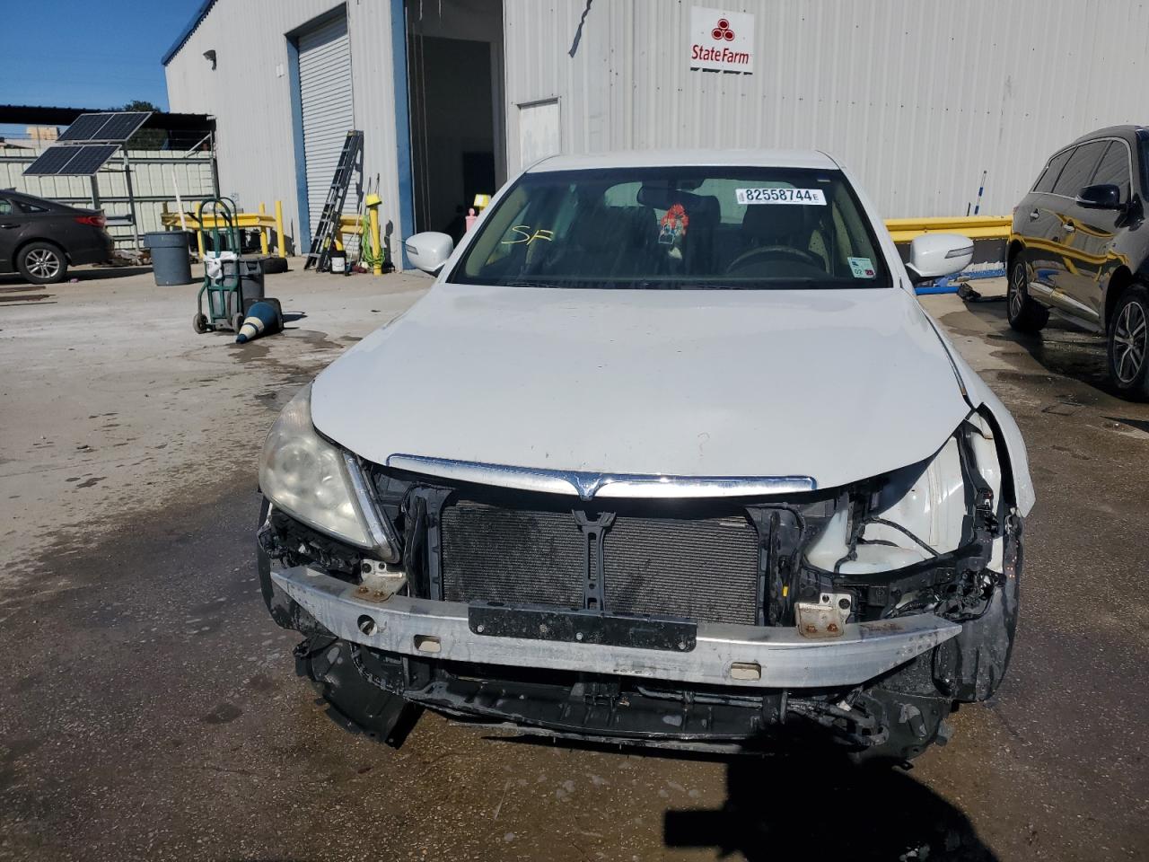 2011 Hyundai Genesis VIN KMHGC4DE8BU141182 Copart auction photo, front end damage thumbnail 5