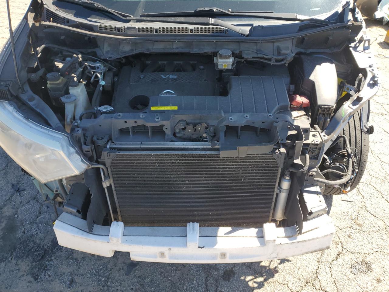 2016 Nissan Quest VIN JN8AE2KP6G9155979 Copart auction photo, front end damage thumbnail 11