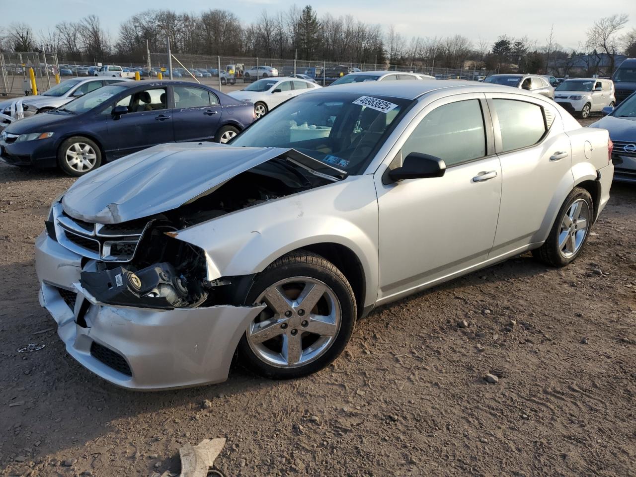 2012 Dodge Avenger VIN 1C3CDZAB5CN153359
