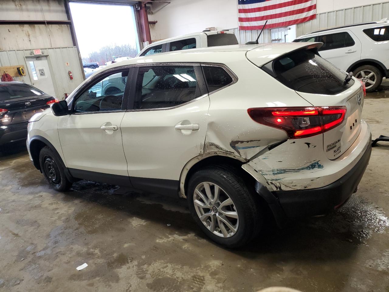 2021 Nissan Rogue VIN JN1BJ1AV1MW317023 Copart auction photo, rear end / minor dent/scratches damage thumbnail 2