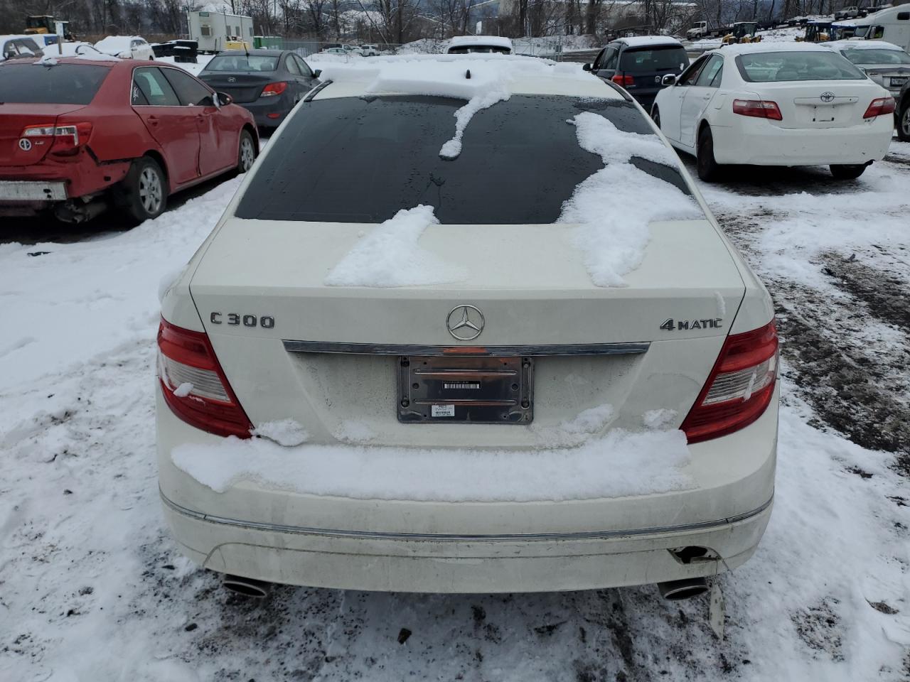 2008 Mercedes-Benz C-klasse VIN WDDGF81X38F128948 Copart auction photo, front end / side damage thumbnail 6