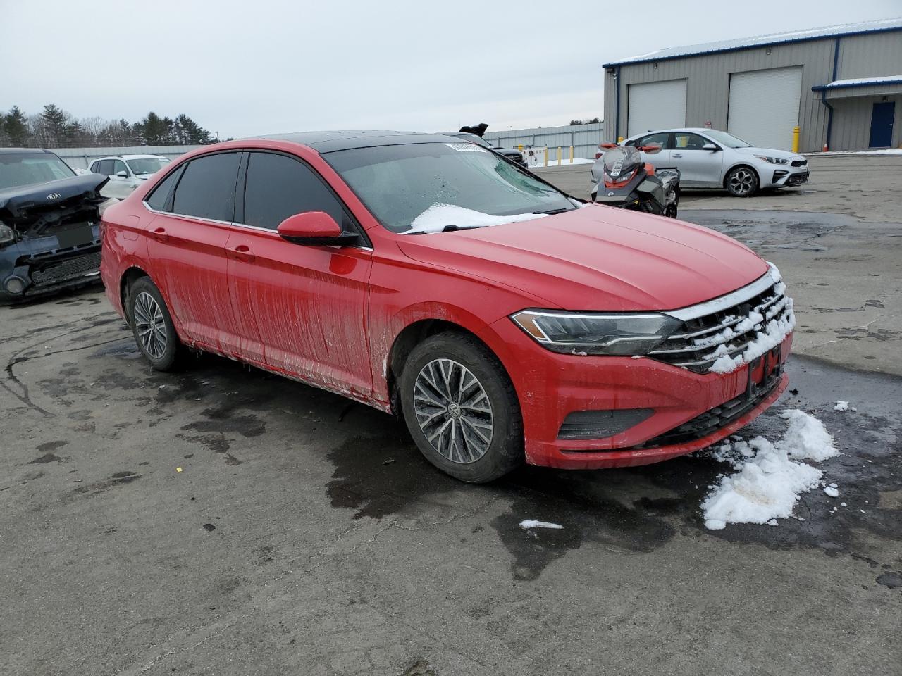 2019 Volkswagen Jetta VIN 3VWC57BU4KM164341 Copart auction photo, all over damage thumbnail 4