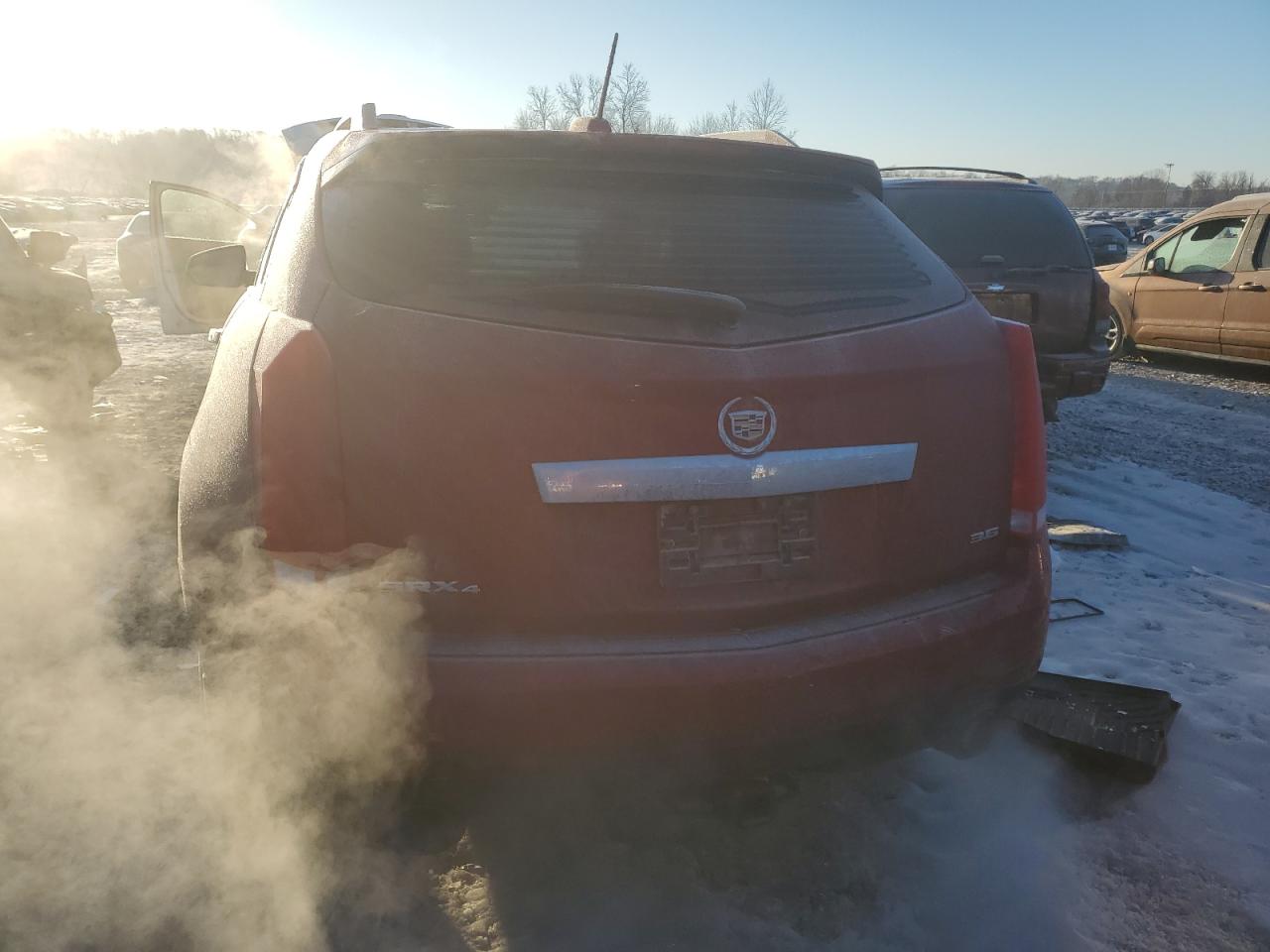 2015 Cadillac SRX VIN 3GYFNFE39FS556708 Copart auction photo, front end damage thumbnail 6