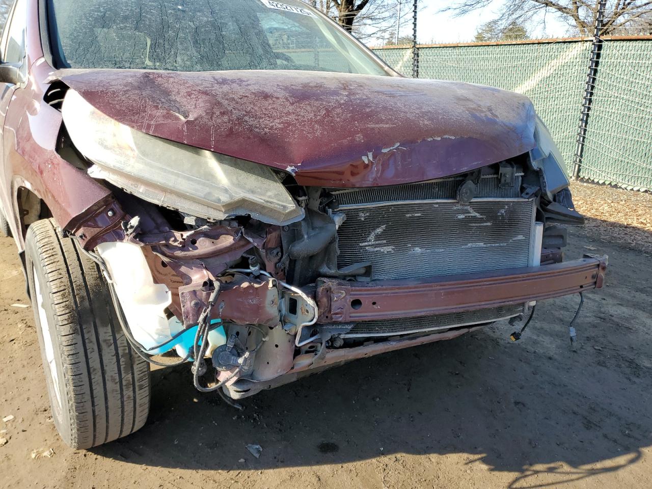 2015 Honda CR-V VIN 2HKRM3H50FH549254 Copart auction photo, front end / minor dent/scratches damage thumbnail 9