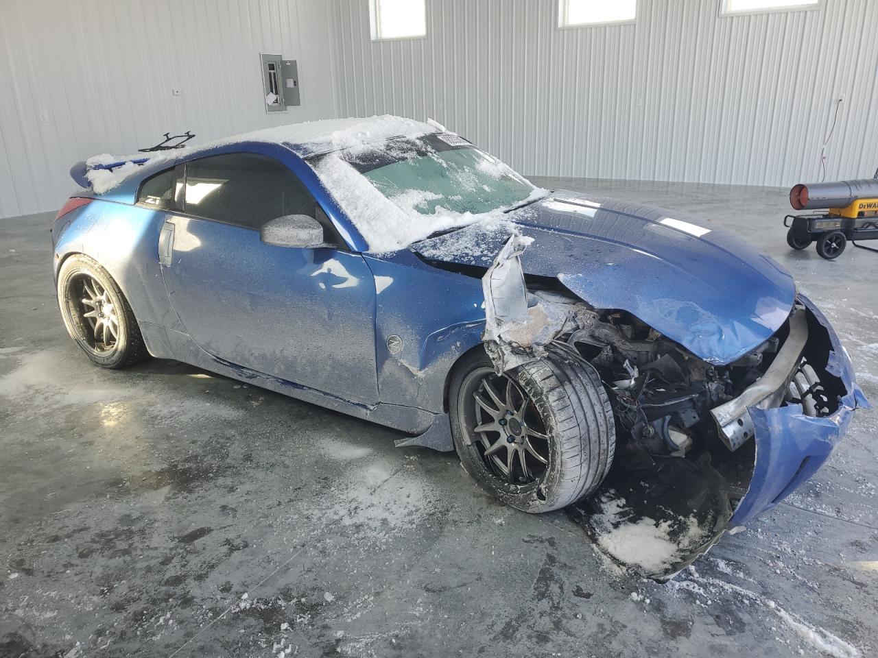 2006 Nissan 350Z VIN JN1AZ34D96M310550 Copart auction photo, front end / undercarriage damage thumbnail 4