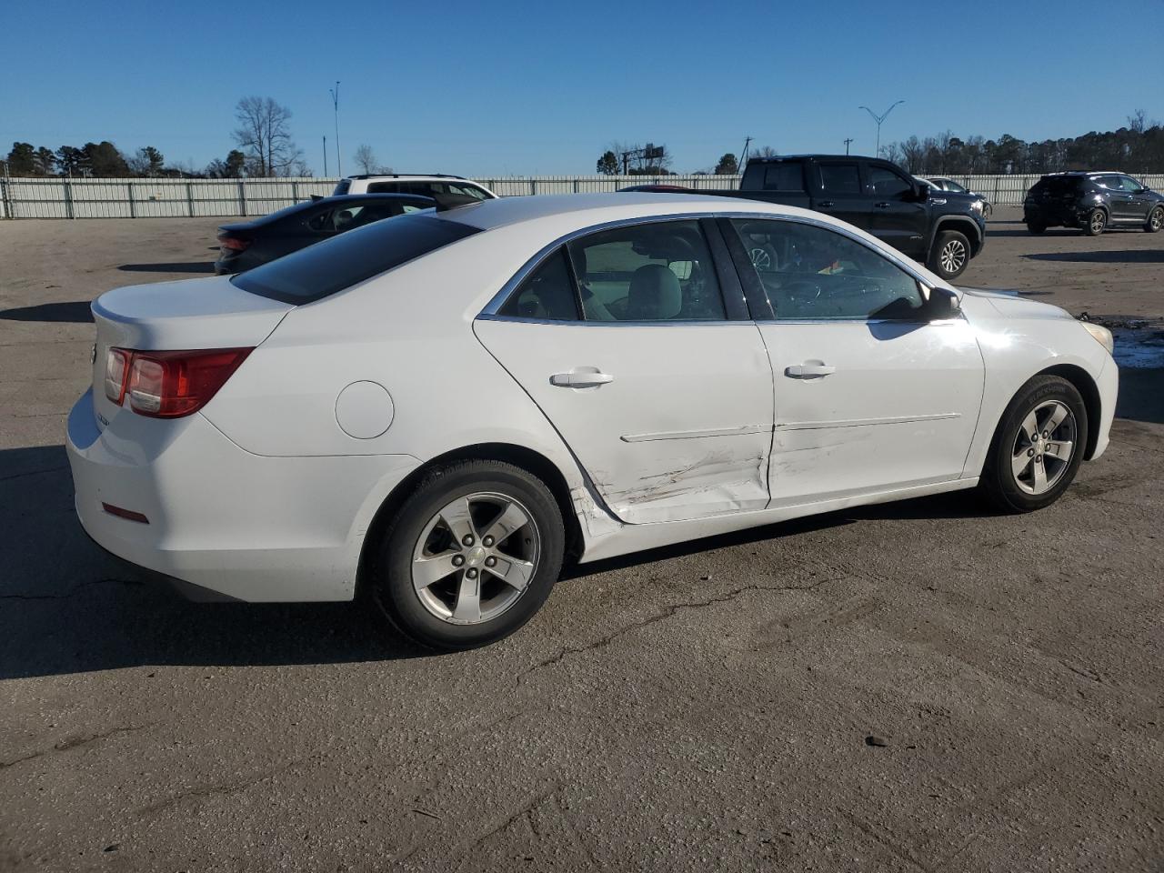 2015 Chevrolet Malibu VIN 1G11B5SL7FF190591 Copart auction photo, side damage thumbnail 3