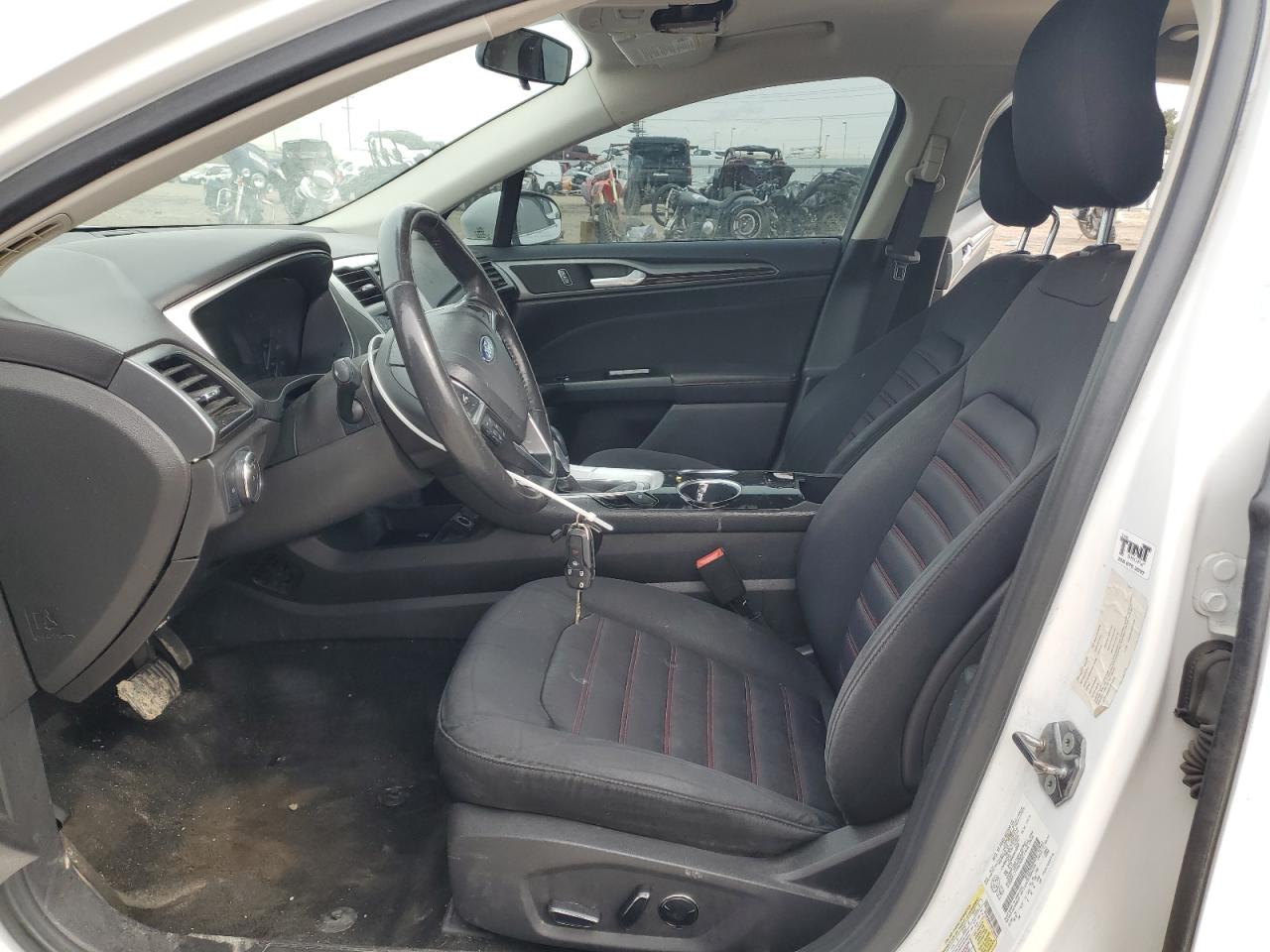 2013 Ford Fusion VIN 3FA6P0HR4DR150942 Copart auction photo, front end / side damage thumbnail 7