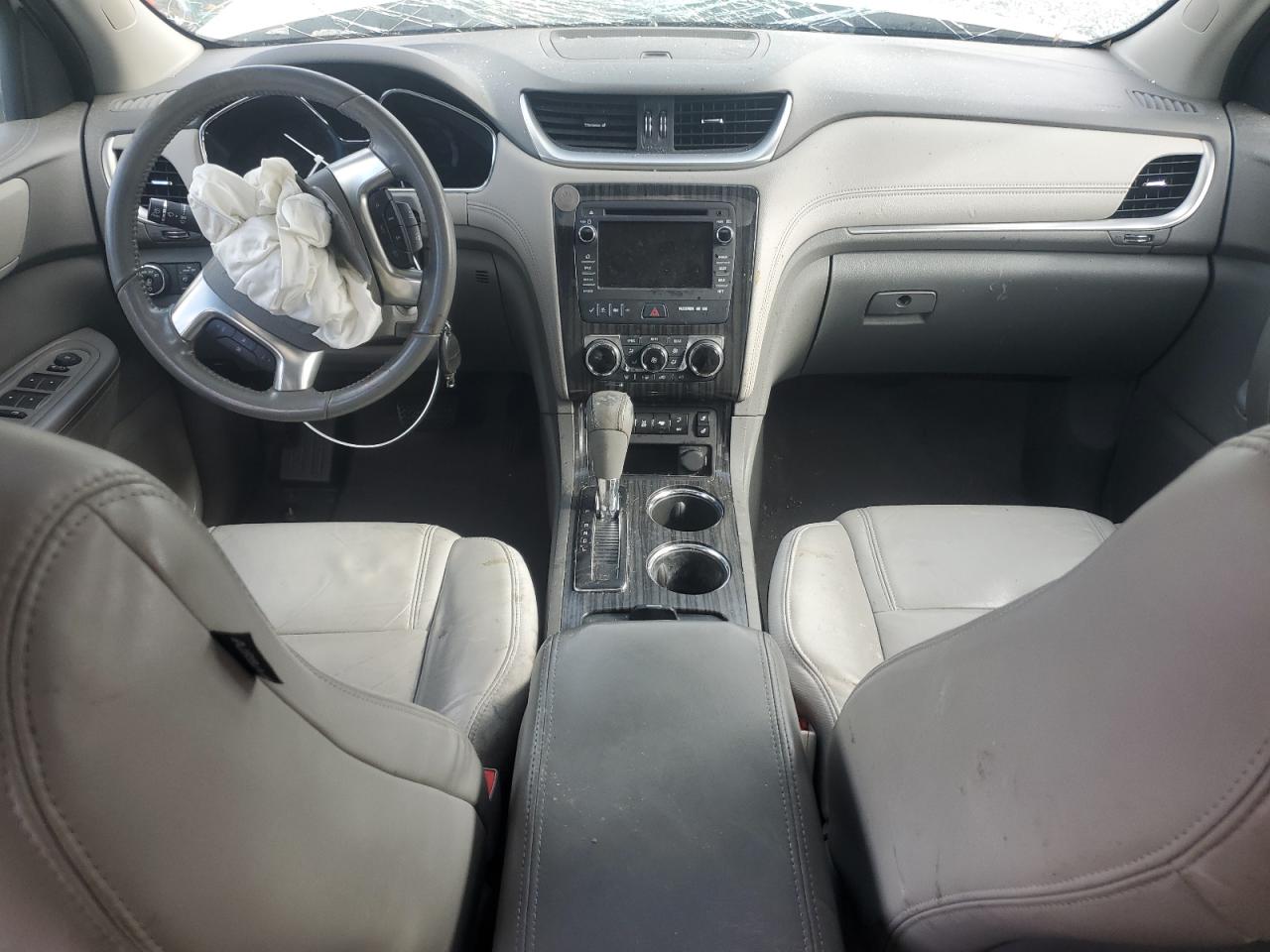 2014 Chevrolet Traverse VIN 1GNKVHKD1EJ205747 Copart auction photo, front end / burn - engine damage thumbnail 8
