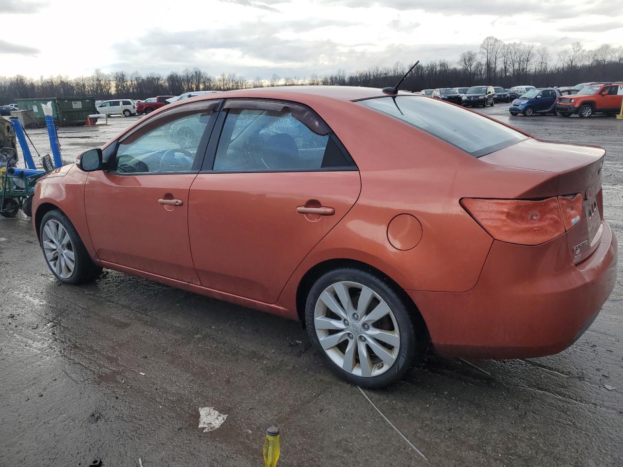 2010 KIA Forte VIN KNAFW4A39A5049465 Copart auction photo, burn damage thumbnail 2
