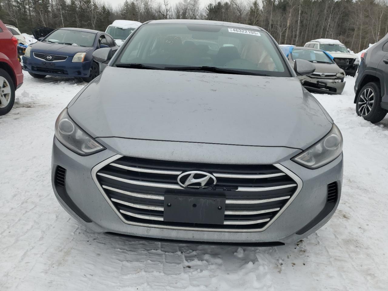 2017 Hyundai Elantra VIN 5NPD74LFXHH053386 Copart auction photo, rear end / side damage thumbnail 5