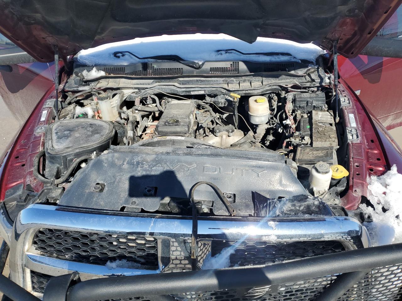 2018 RAM 3500 VIN 3C63RRGL5JG343334 Copart auction photo, front end / undercarriage damage thumbnail 13