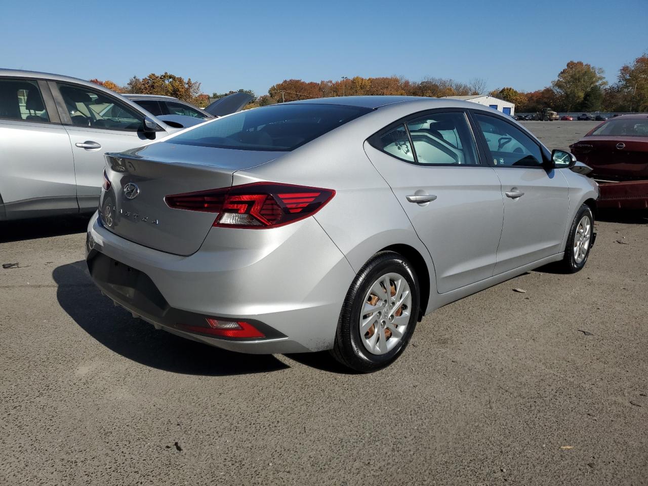 2020 Hyundai Elantra VIN KMHD74LF9LU937572 Copart auction photo, front end damage thumbnail 3