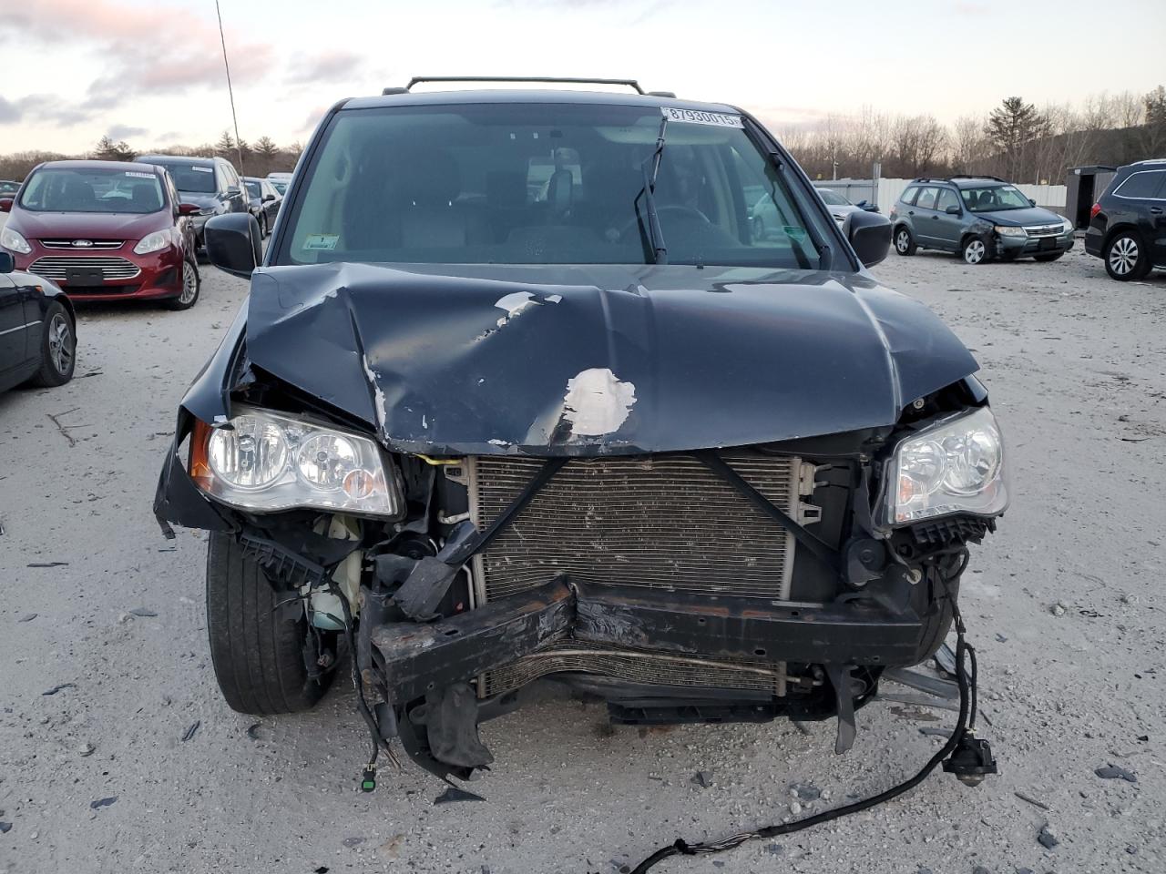 2013 Chrysler Town & Country VIN 2C4RC1BG3DR780196 Copart auction photo, front end / undercarriage damage thumbnail 5