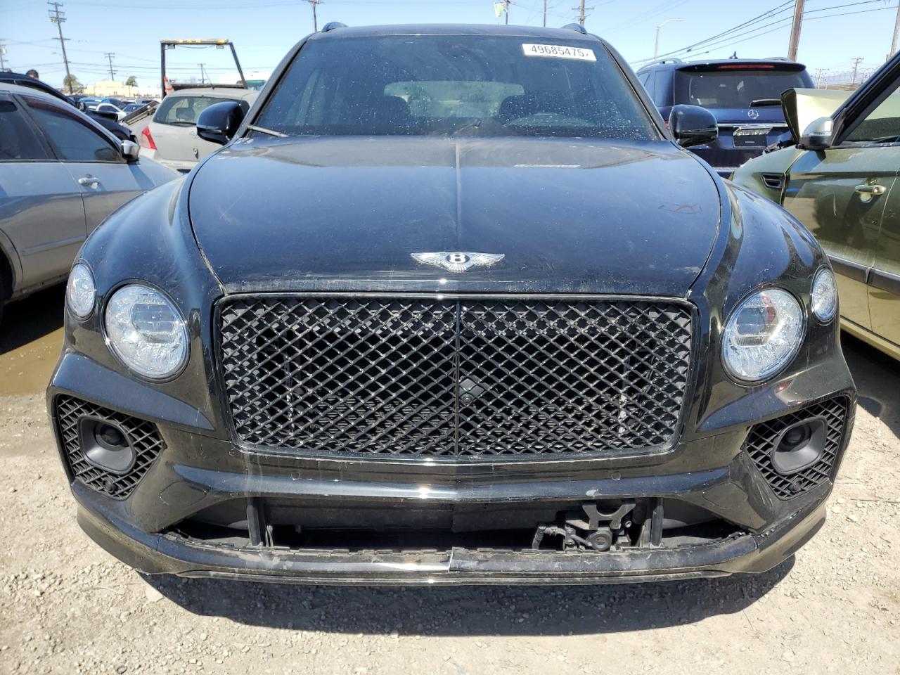 2021 Bentley Bentayga VIN SJAAM2ZVXMC037985 Copart auction photo, front end / side damage thumbnail 5
