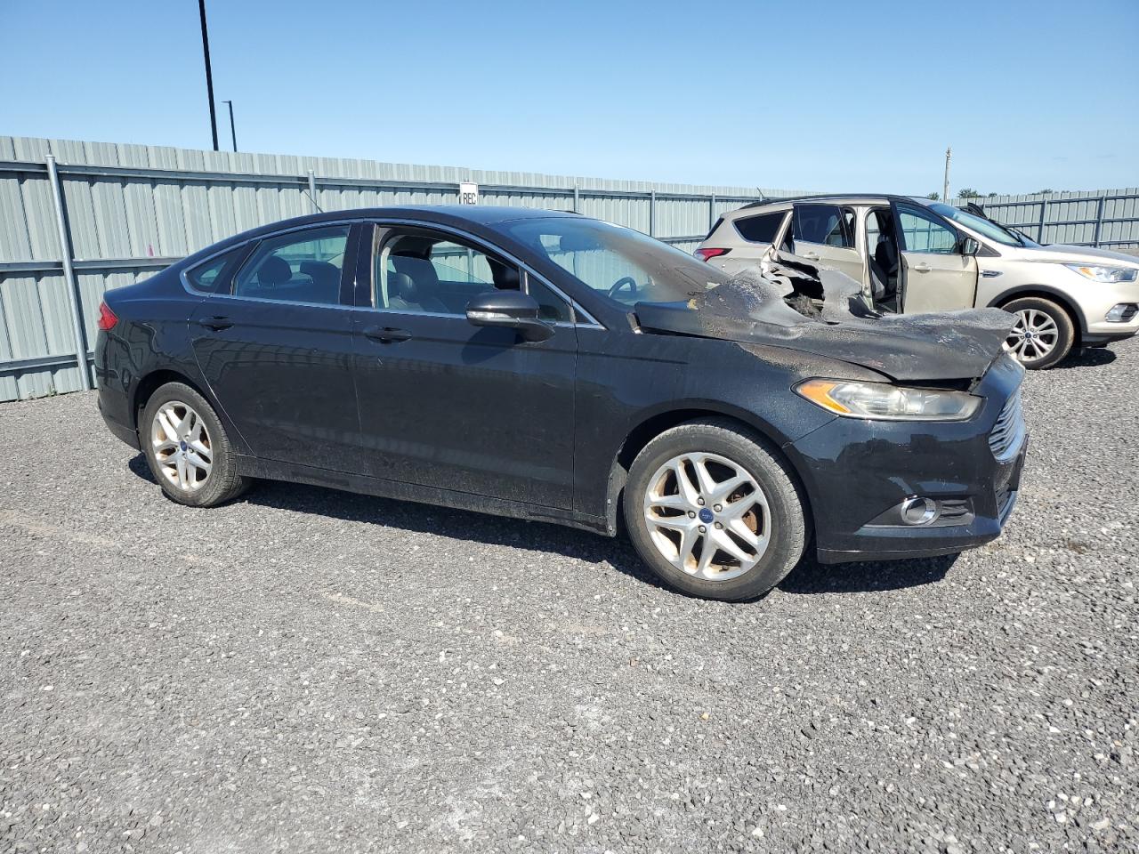 2013 Ford Fusion VIN 3FA6P0HR0DR287571 Copart auction photo, burn / minor dent/scratches damage thumbnail 4