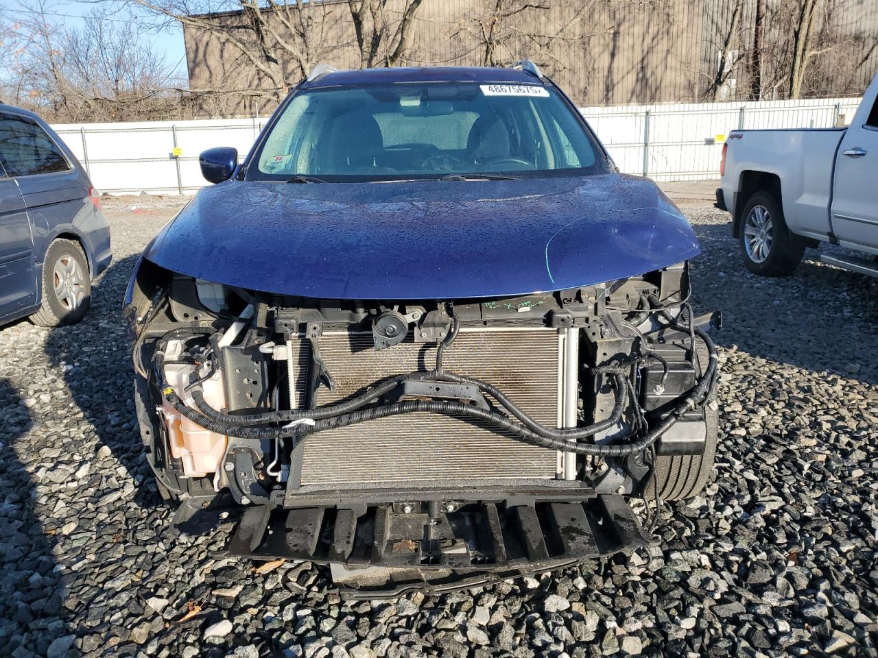 2017 Nissan Rogue VIN 5N1AT2MV8HC784446 Copart auction photo, front end damage thumbnail 5