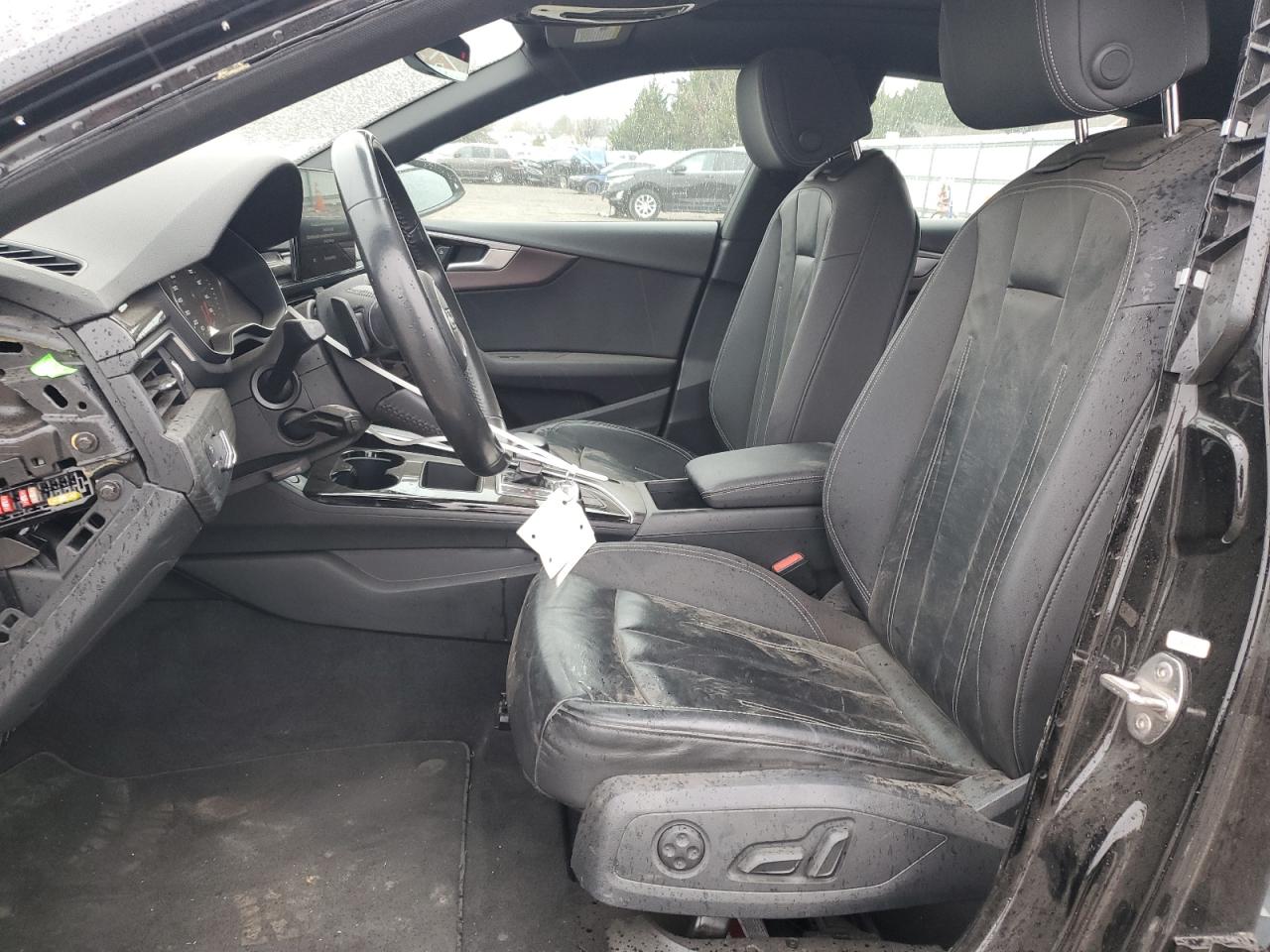 2020 Audi A5 VIN WAUANCF59LA007745 Copart auction photo, side / front end damage thumbnail 7