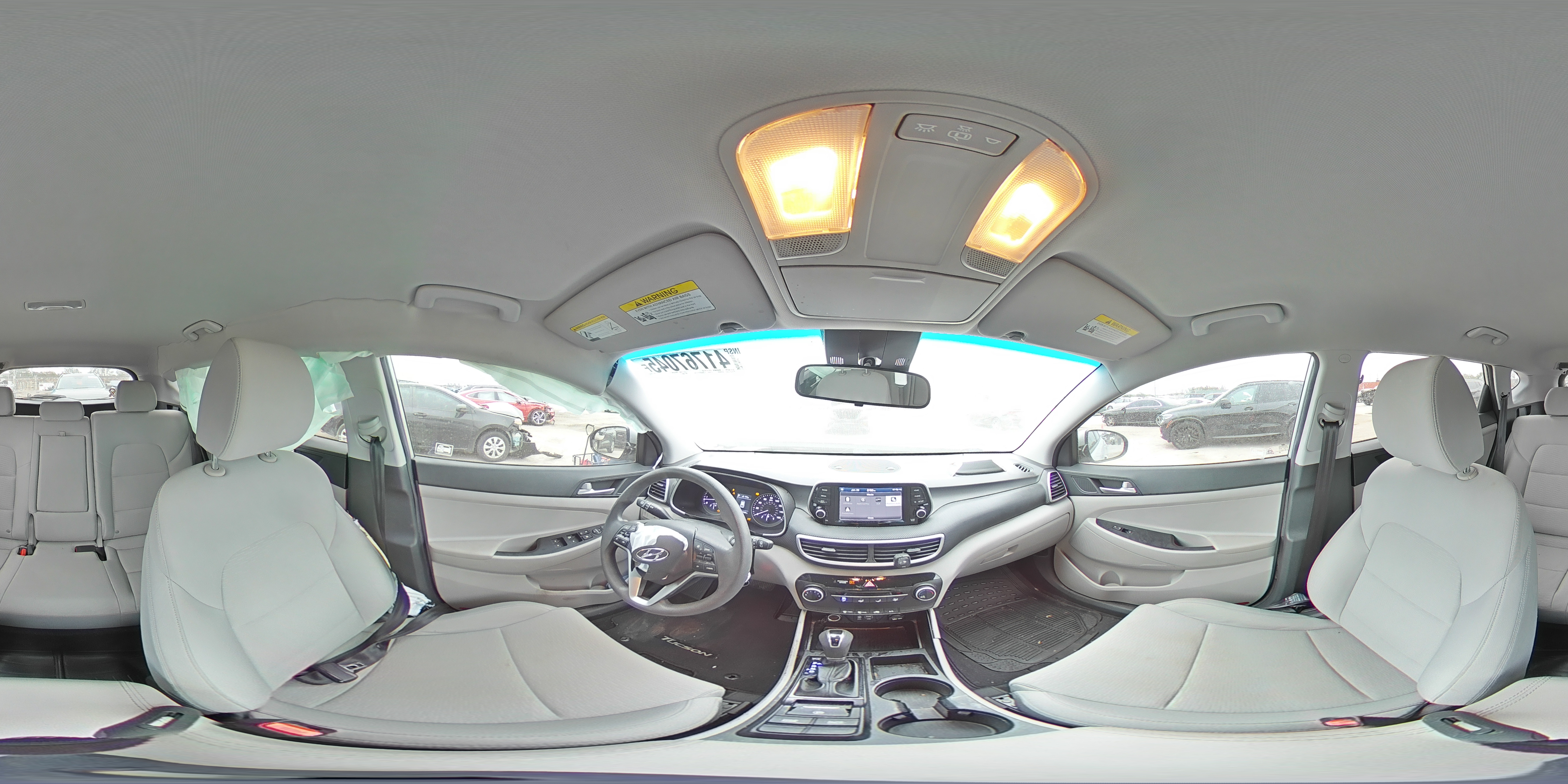 2019 Hyundai Tucson VIN KM8J23A48KU993076 Copart auction photo, front end damage thumbnail 14