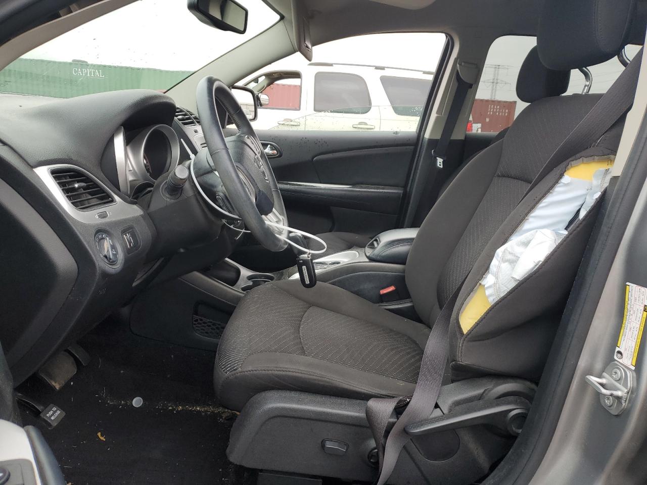 2017 Dodge Journey VIN 3C4PDCBG0HT619565 Copart auction photo, front end / side damage thumbnail 7
