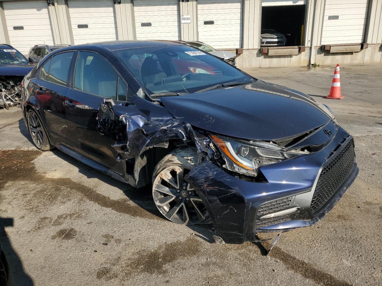 2021 Toyota Corolla VIN JTDM4MCE7MJ057154 Copart auction photo, all over damage thumbnail 4