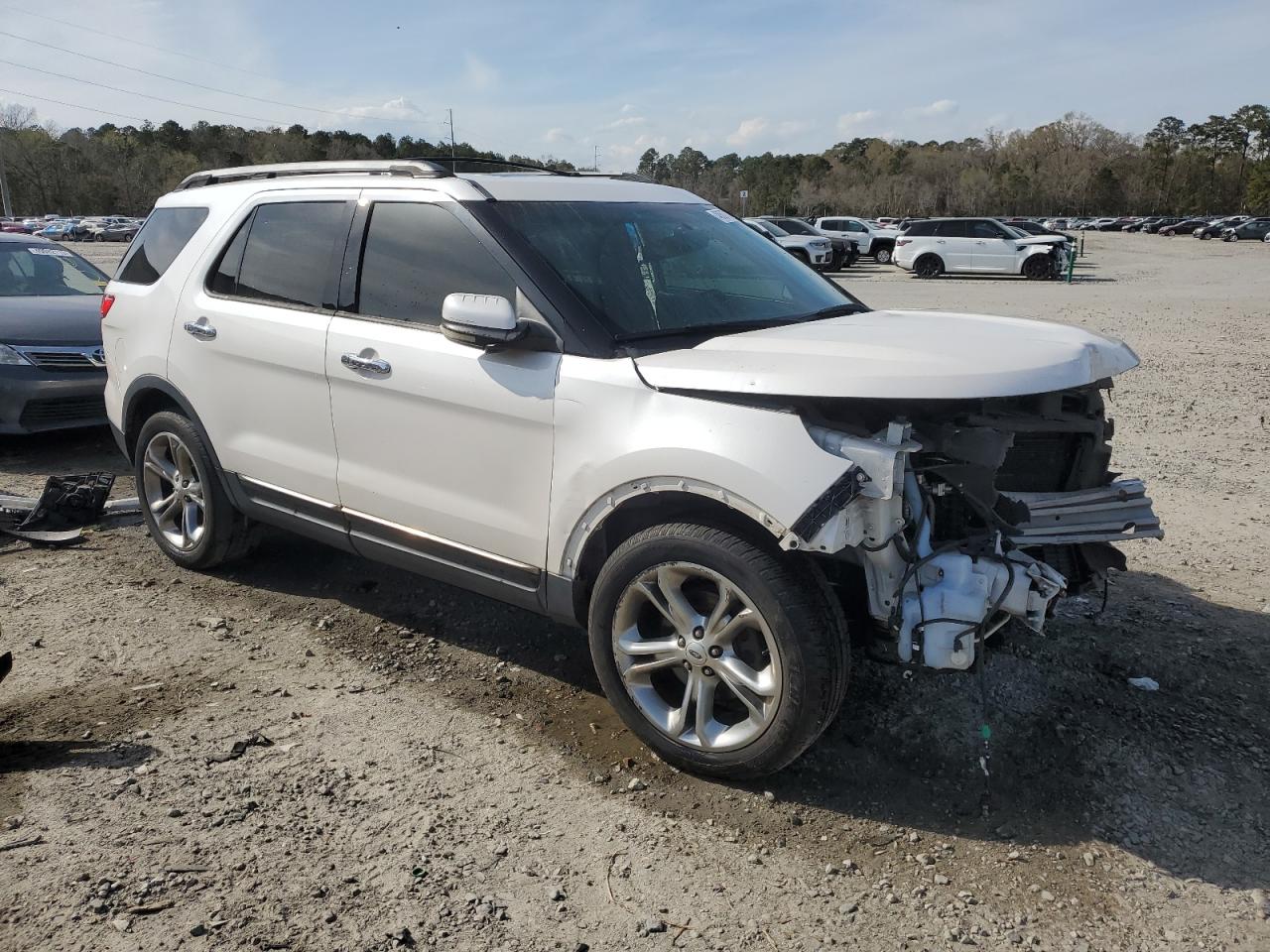 2013 Ford Explorer VIN 1FM5K8F80DGA58002 Copart auction photo, front end damage thumbnail 4
