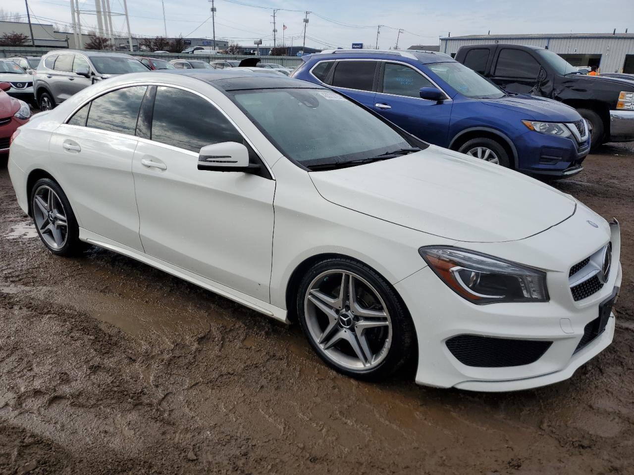 2014 Mercedes-Benz CLA-klasse VIN WDDSJ4GB9EN137863 Copart auction photo, front end damage thumbnail 4
