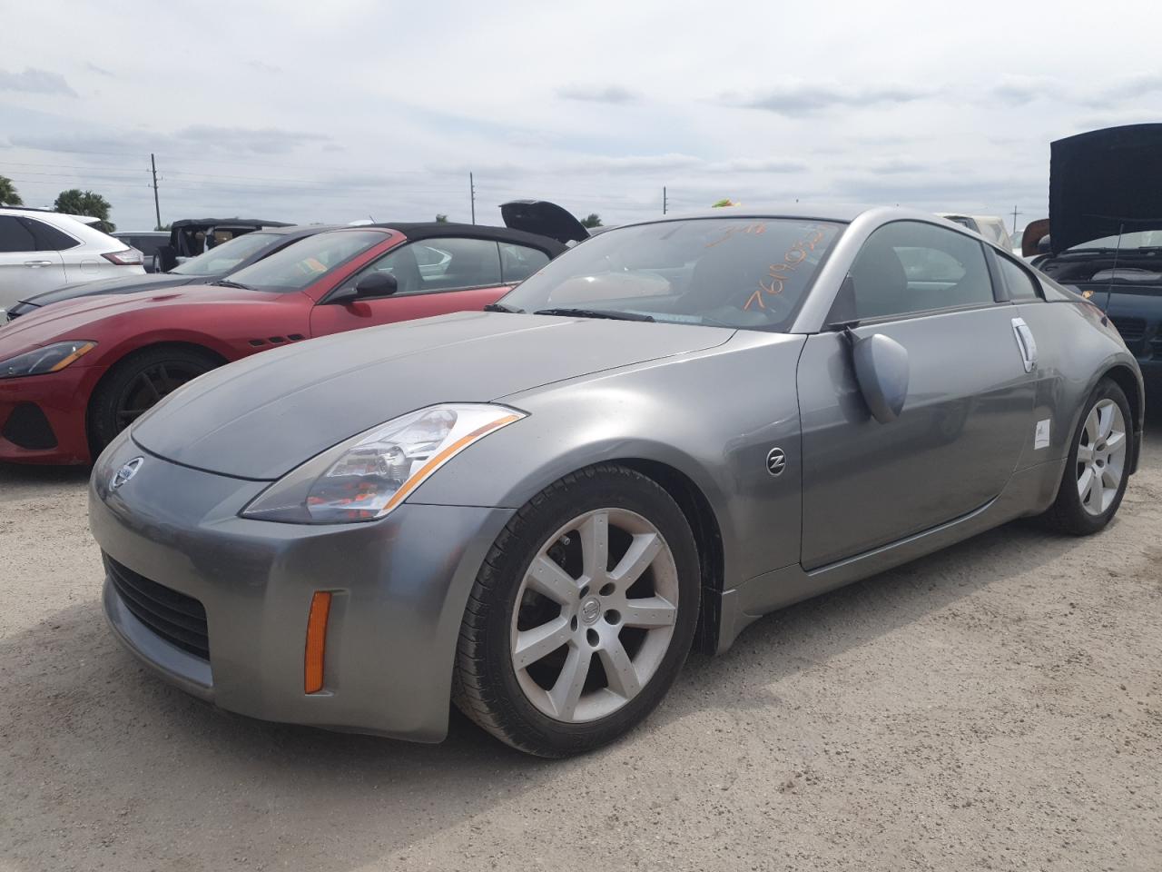 2005 Nissan 350Z VIN JN1AZ34E05M652220