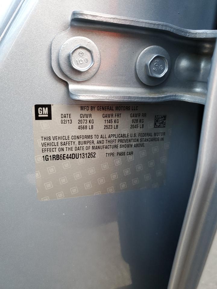 2013 Chevrolet Volt VIN 1G1RB6E44DU131262 Copart auction photo, front end damage thumbnail 12