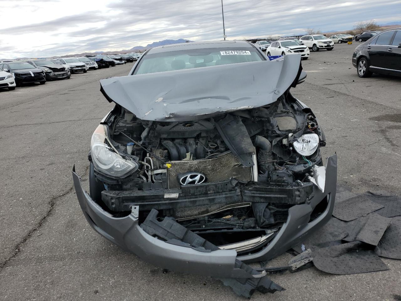 2012 Hyundai Elantra VIN 5NPDH4AE0CH117936 Copart auction photo, front end damage thumbnail 5