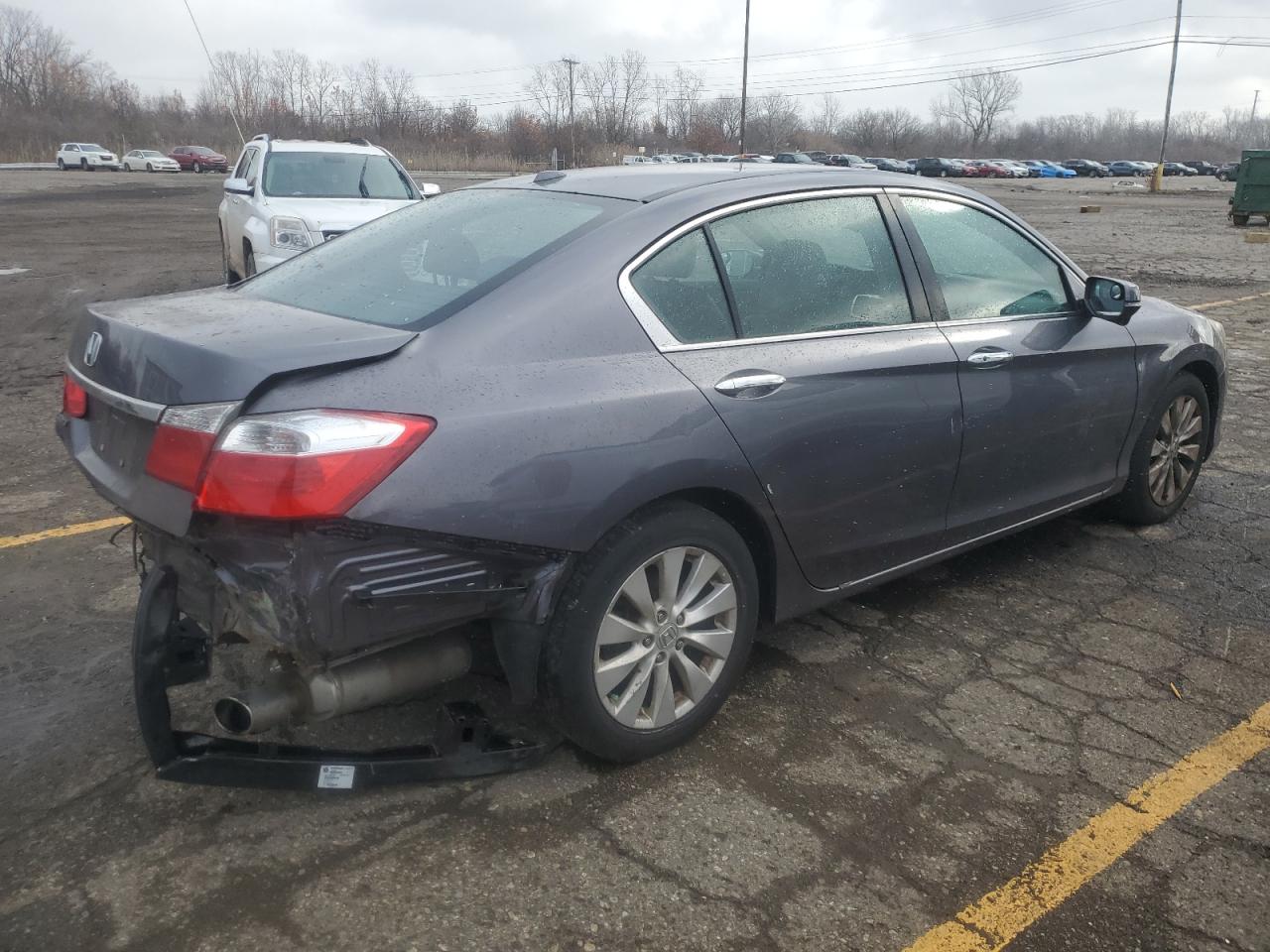 2015 Honda Accord VIN 1HGCR2F84FA096179 Copart auction photo, rear end / side damage thumbnail 3