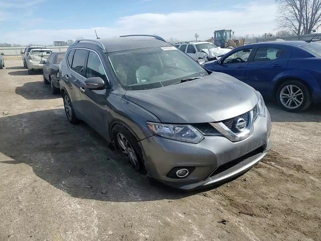 2014 Nissan Rogue VIN 5N1AT2MT3EC819534 Copart auction photo, front end / undercarriage damage thumbnail 11