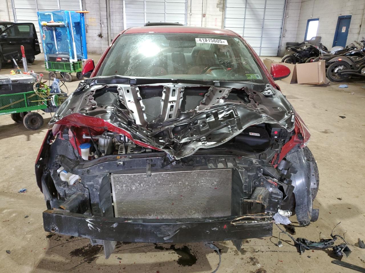 2018 Hyundai Elantra VIN KMHD84LF3JU575961 Copart auction photo, front end damage thumbnail 5