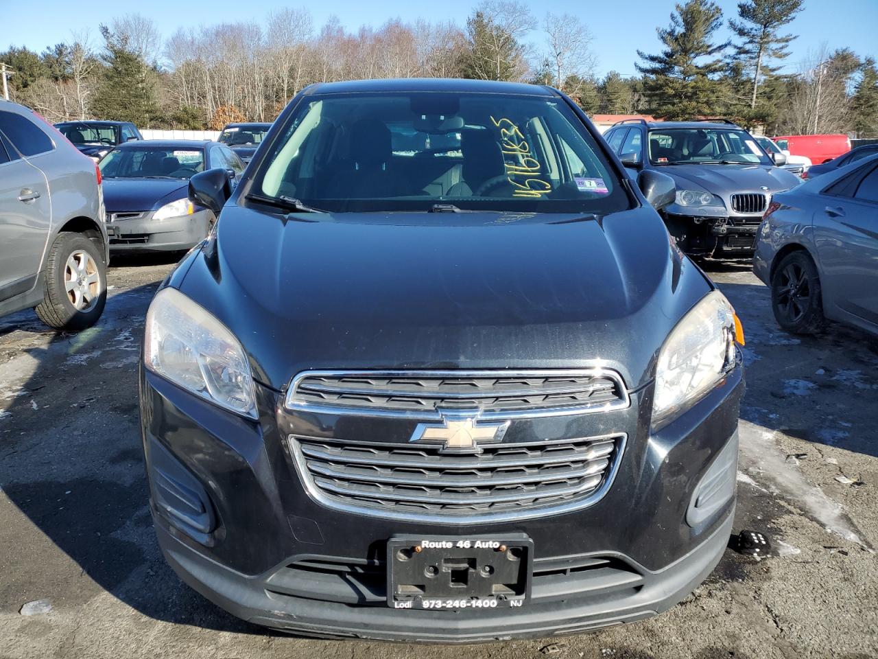 2015 Chevrolet Trax VIN KL7CJPSB8FB212401 Copart auction photo, side / front end damage thumbnail 5