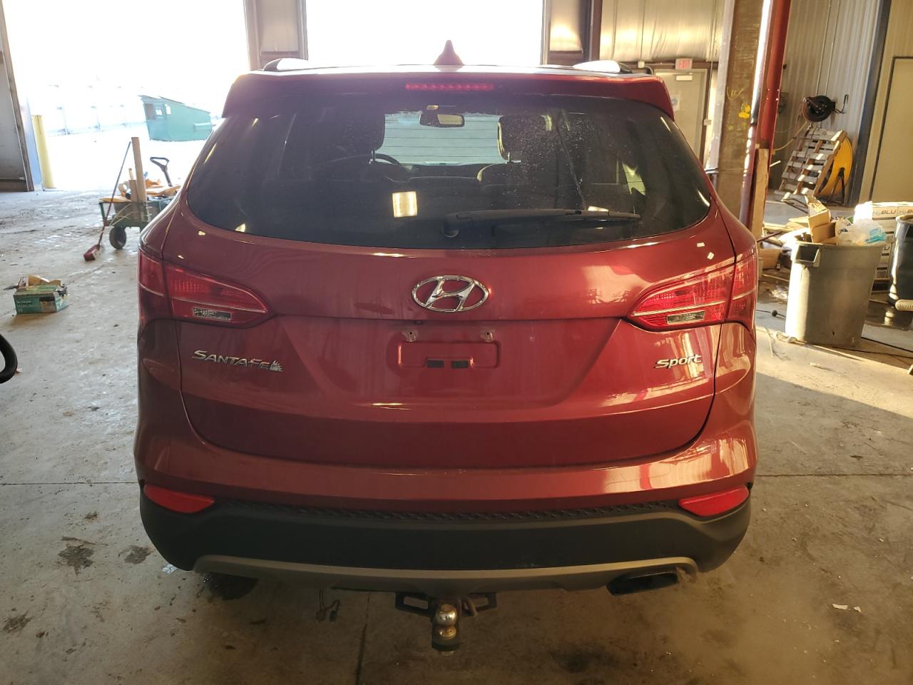 2016 Hyundai Santa Fe VIN 5XYZU3LBXGG367812 Copart auction photo, side damage thumbnail 6