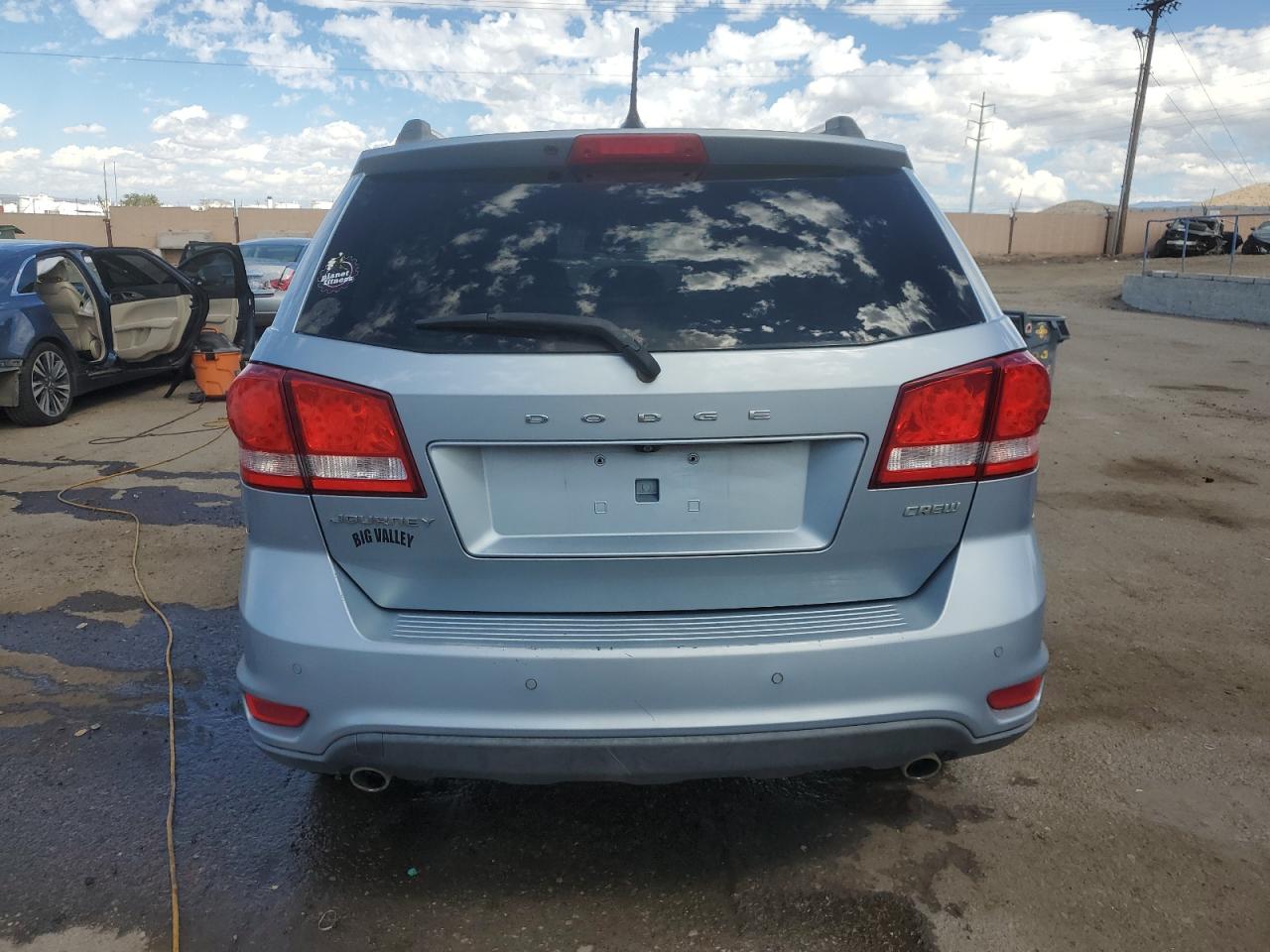 2013 Dodge Journey VIN 3C4PDCDG3DT558123 Copart auction photo, side / front end damage thumbnail 6