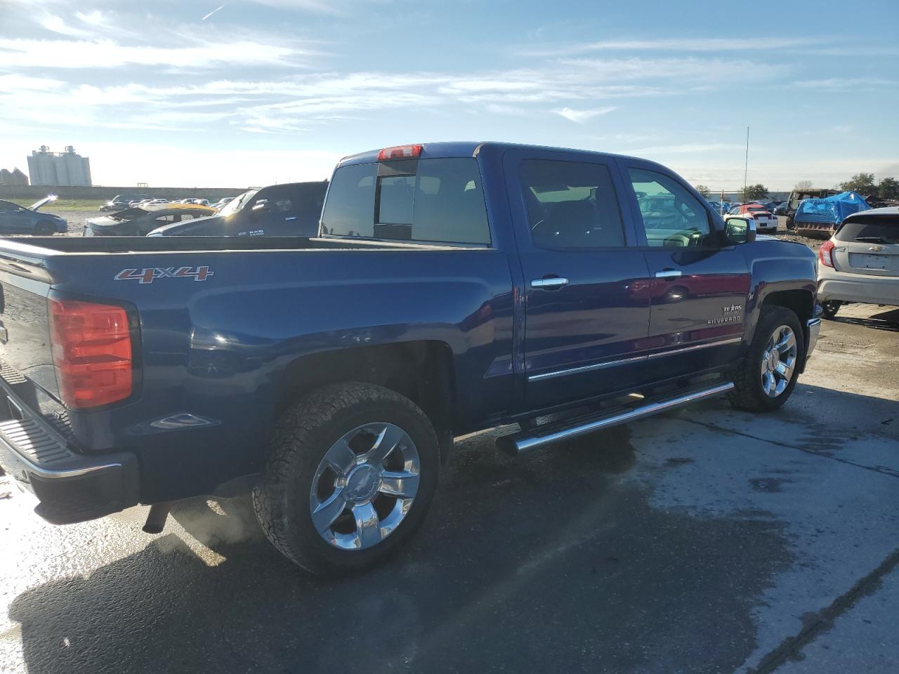 2014 Chevrolet Silverado VIN 3GCUKSEC0EG170453 Copart auction photo, front end damage thumbnail 3