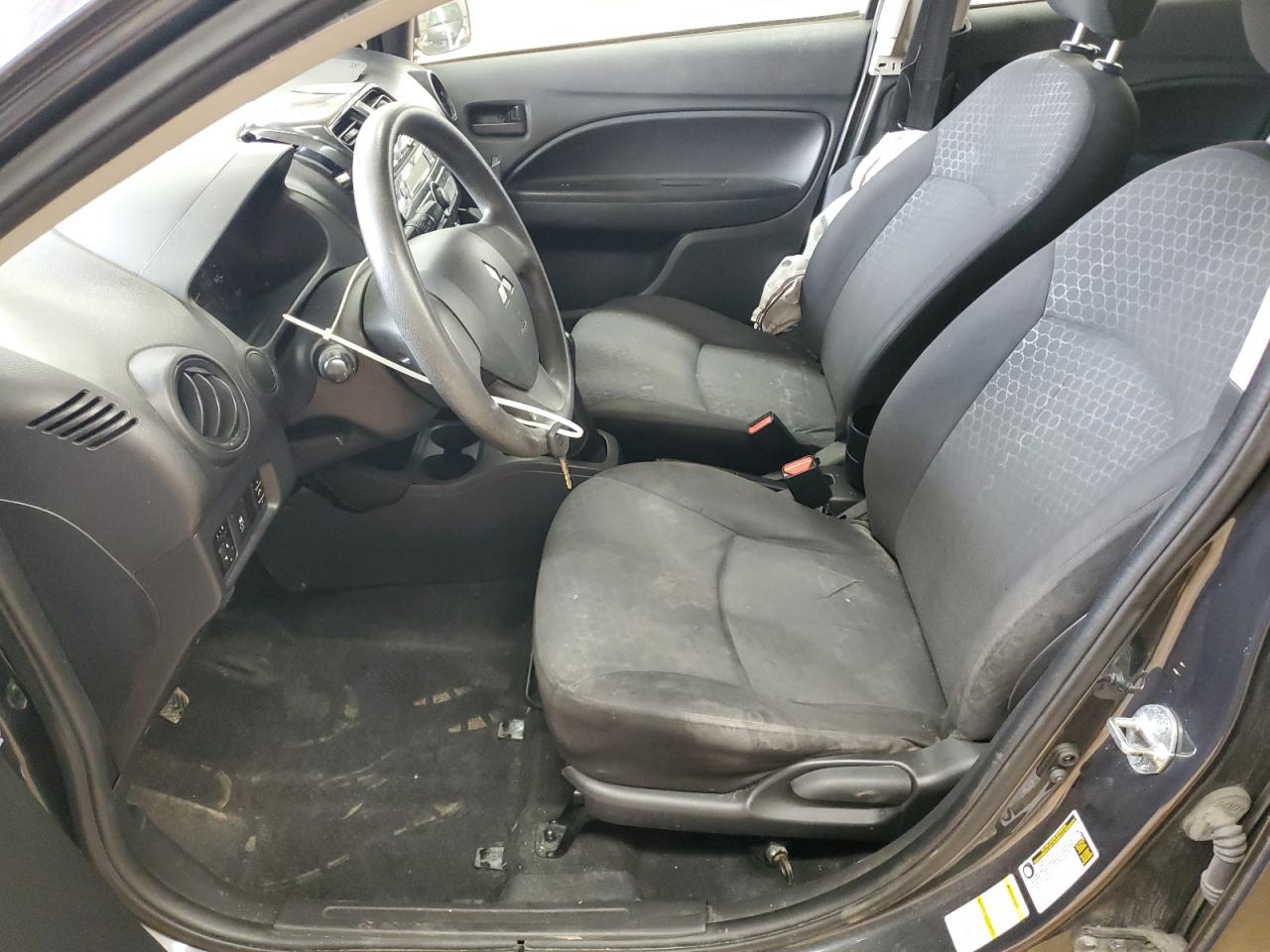 2015 Mitsubishi Mirage VIN ML32A3HJ8FH003102 Copart auction photo, front end / side damage thumbnail 7