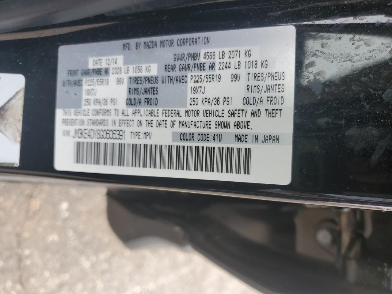 2016 Mazda CX-5 VIN JM3KE4DY8G0606391 Copart auction photo, front end damage thumbnail 13