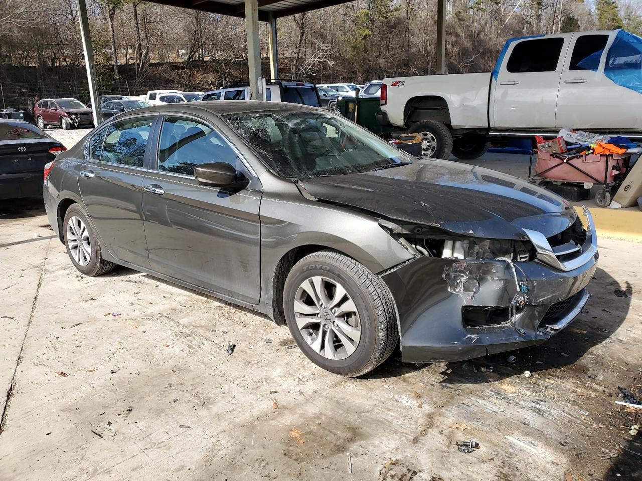 2015 Honda Accord VIN 1HGCR2F32FA038298 Copart auction photo, front end damage thumbnail 4