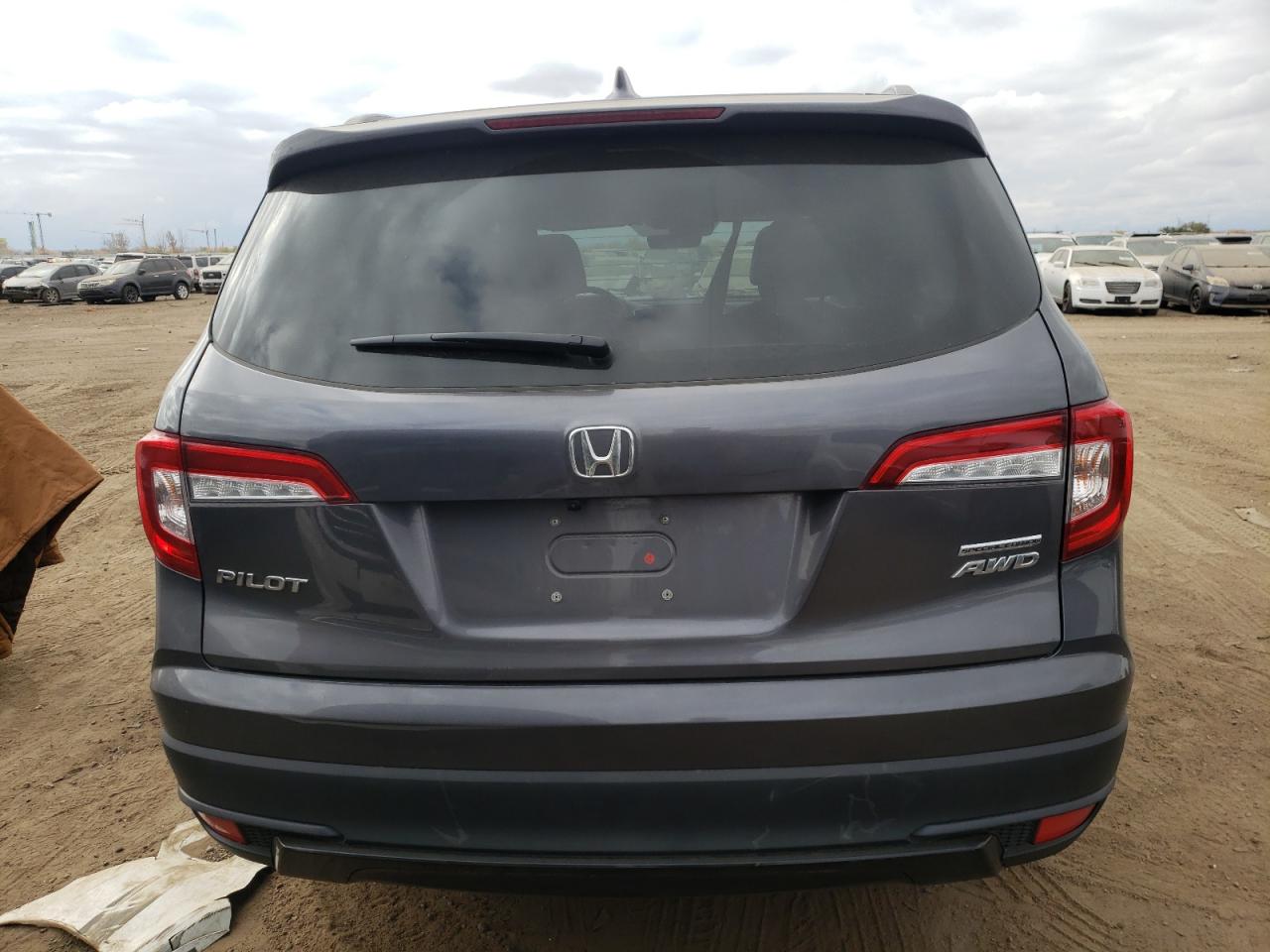 2022 Honda Pilot VIN 5FNYF6H22NB004490 Copart auction photo, side damage thumbnail 6