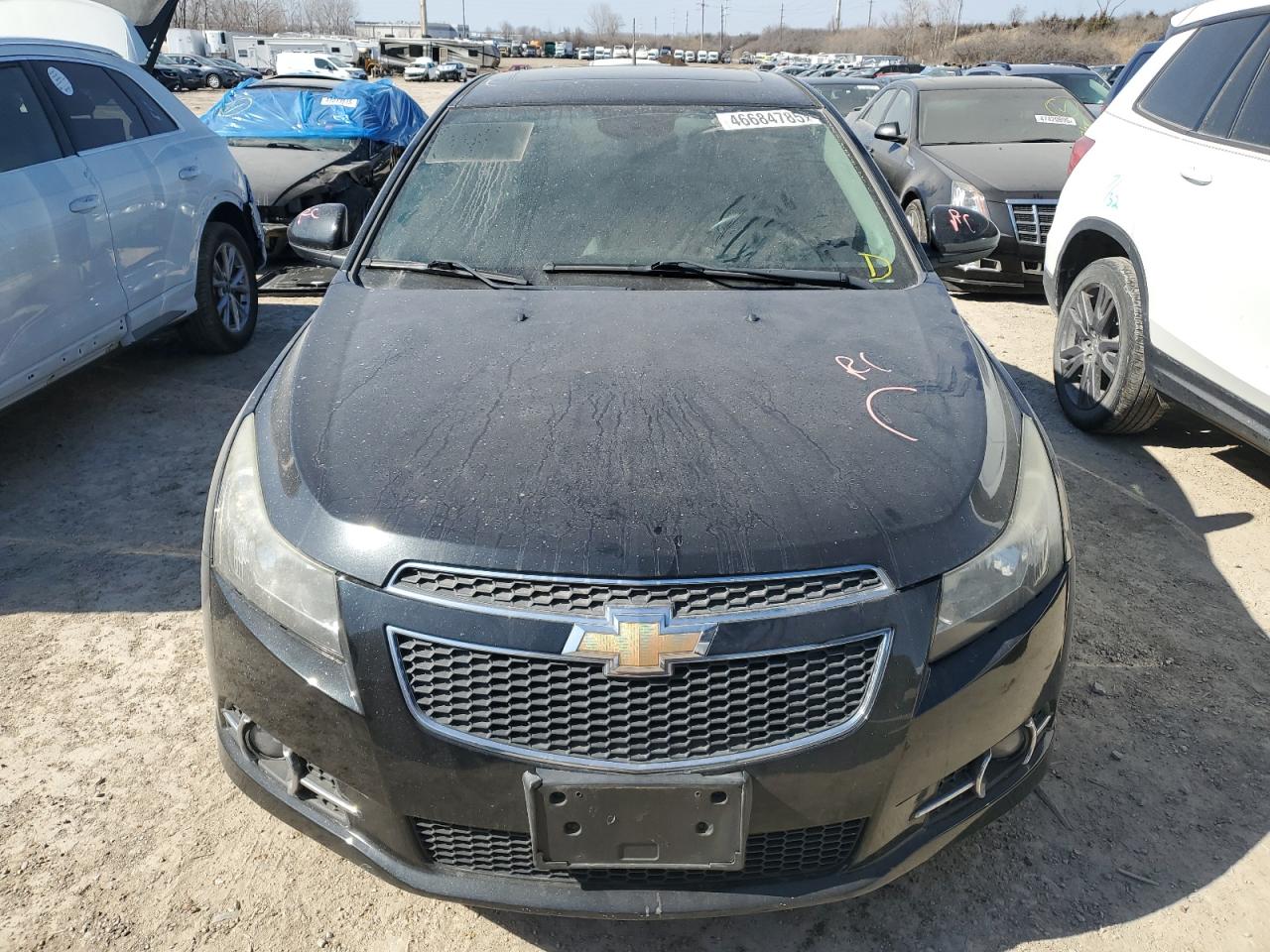 2014 Chevrolet Cruze VIN 1G1PG5SB3E7241998 Copart auction photo, rear end / front end damage thumbnail 5
